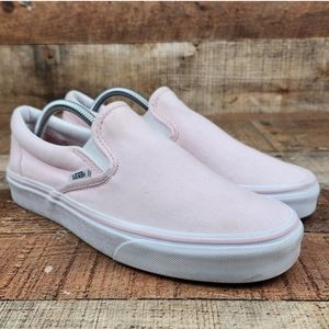 Van's classic pink  slip-on
